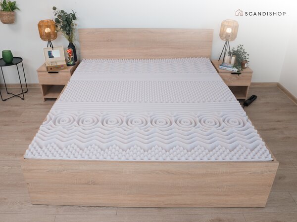 Penový matrac DELUXE 90x200 cm Ochrana matraca: BEZ chrániča matraca