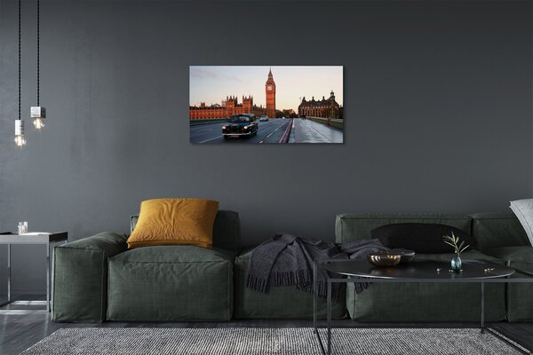 Obraz canvas Sky mestské autá ulice 100x50 cm