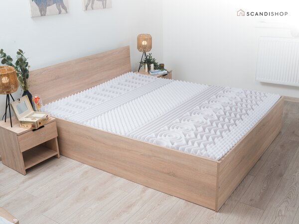 Penový matrac DELUXE 90x200 cm Ochrana matraca: BEZ chrániča matraca