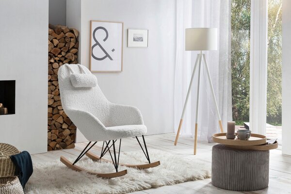 PRÍRUČNÝ STOLÍK, svetlosivá, textil, 50/45 cm Livetastic - Online Only obývacie izby, Online Only