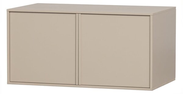 Krémová modulárna skriňa z borovicového dreva 100x50 cm Daily – vtwonen
