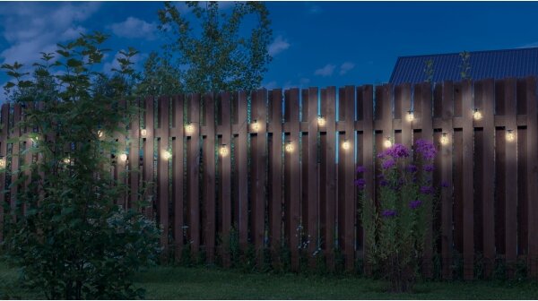 Globo 34090N - LED vonkajší dekoratívny reťazec ALMAGA 10xLED/0,27W/230V 7,5 m I