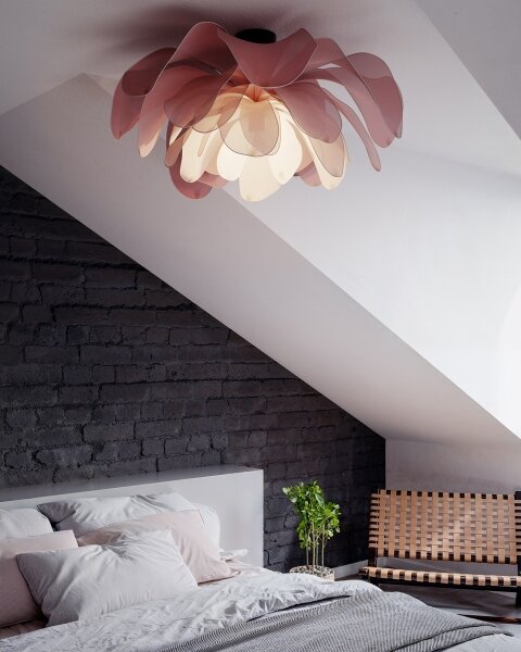 ByRydens 4202430-0500 - Prisadený luster LOU LOU 1xE27/8W/230V ružový