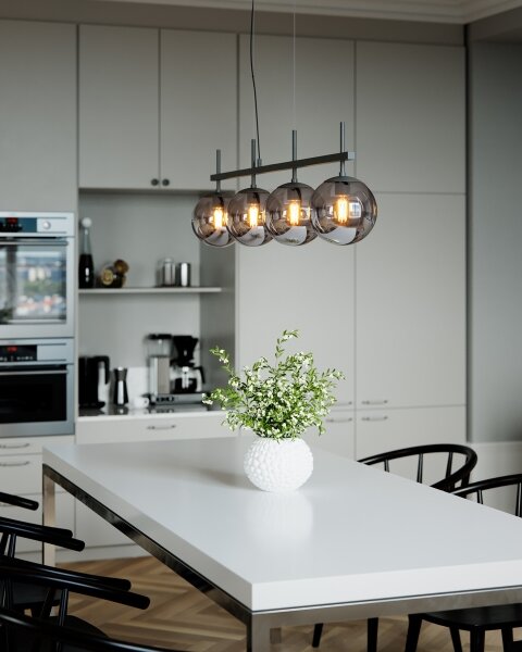 ByRydens 4202360-4505 - Závesný luster BOYLE na lankách 4xE27/8W/230V