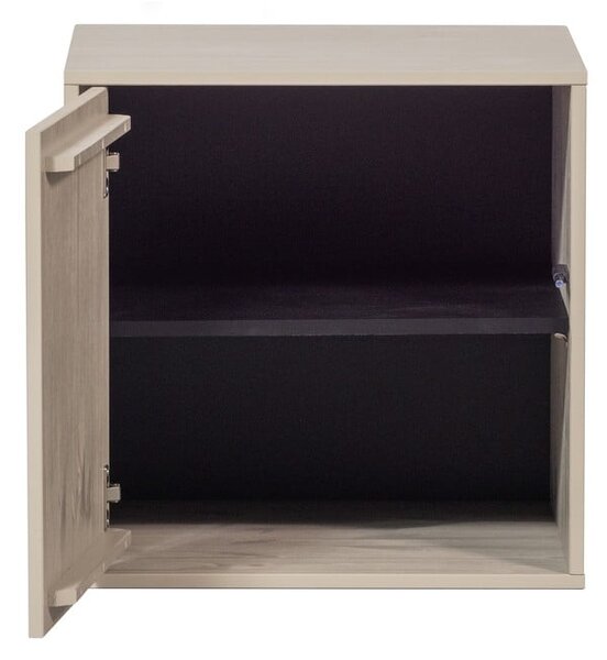 Krémová modulárna skriňa z borovicového dreva 50x50 cm Daily – vtwonen