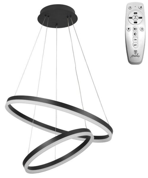 Brilagi - LED stmievateľný závesný luster na lanku CIRCLE LED/70W/230V 3000-6500K čierny+DO