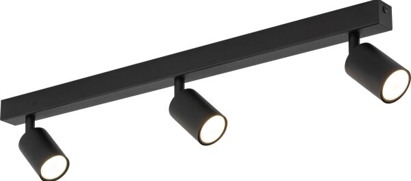 Bodové svietidlo NEX 3xGU10/10W/230V čierna