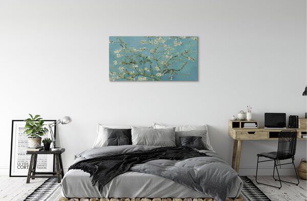 Obraz canvas Kvitnúci mandľový strom - Vincent van Gogh 100x50 cm