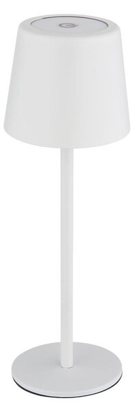 Globo 58482W-LED Stolná lampa VAN. 2W/5V 2200mAh IP44 biela, stmievateľná, nabíj