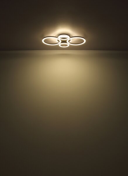 Globo 48039-40 - LED stropné svietidlo LORETTA LED/40W/230V pr. 35,5x53 cm čierne