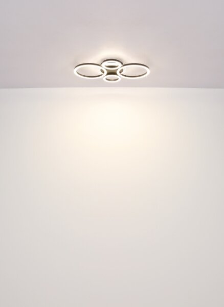 Globo 48039-40 - LED stropné svietidlo LORETTA LED/40W/230V pr. 35,5x53 cm čierne
