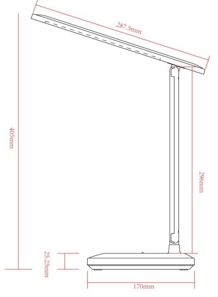 Globo 58481S - LED stmievateľná dotyková stolná lampa LORNA LED/3W/5V 1800 mAh č
