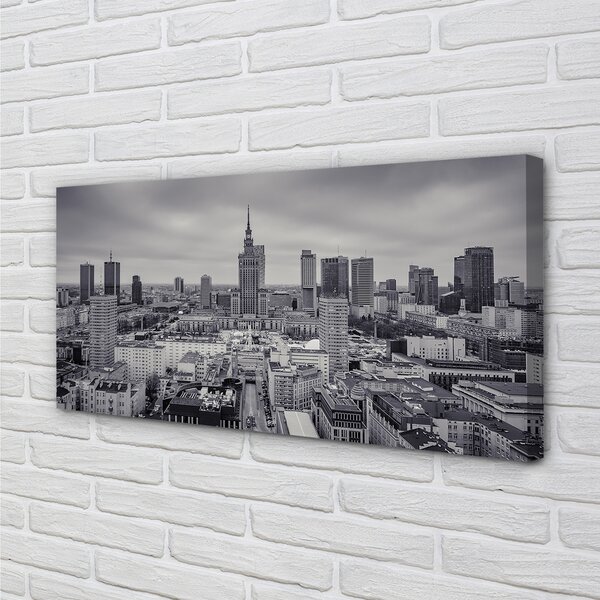Obraz na plátne Varšava mrakodrapy panorámu 100x50 cm
