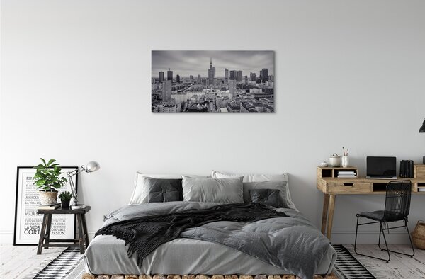 Obraz na plátne Varšava mrakodrapy panorámu 100x50 cm