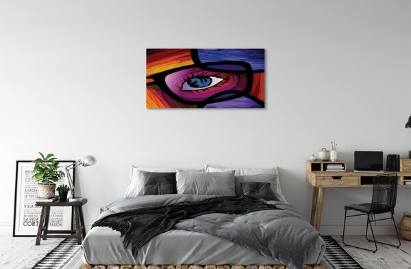 Obraz canvas eye image 100x50 cm