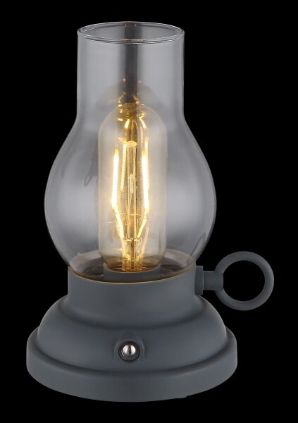 Globo 58016A - LED stmievateľná stolná lampa PETRO 1W/3,7V 1200 mAh antracit