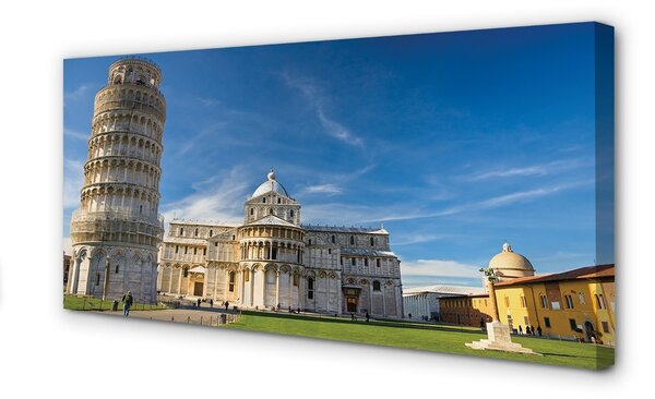 Obraz na plátne Italy Šikmá veža katedrály 100x50 cm