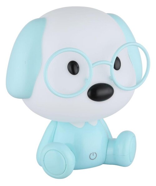Globo 21761B - LED stmievateľná detská lampička PUPPY 1W/5V 500mAh modrá