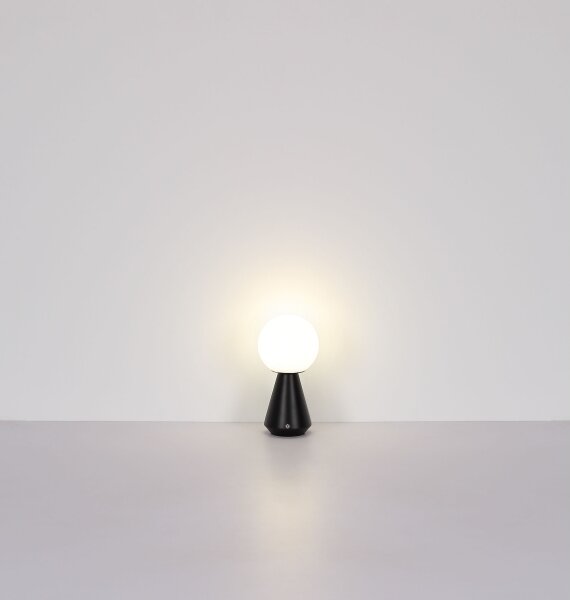 Globo 21029S - LED stmievateľná nabíjacia stolná lampa SORA 1,5W/5V 1800 mAh čie