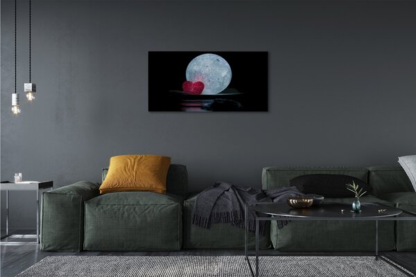 Obraz canvas srdcom Mesiaca 100x50 cm