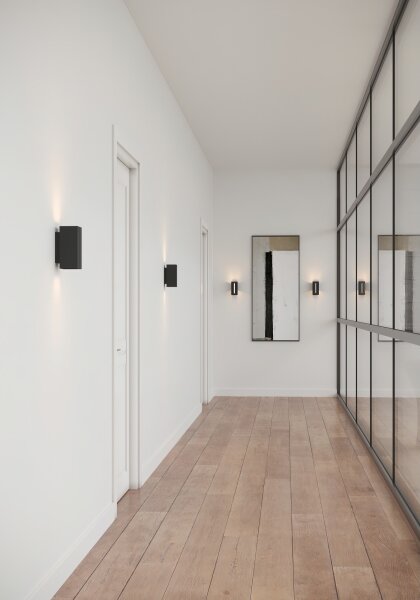 Nordlux - LED stmievateľné nástenné svietidlo CURTIZ 2xLED/4,5W/230V čierne