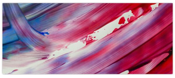 Obraz - ružovo modrej farby (120x50 cm)