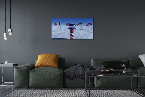 Obraz canvas vlajka Brazílie 100x50 cm
