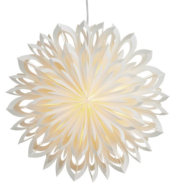 Závesná svietiaca hviezda Clara white 50 cm