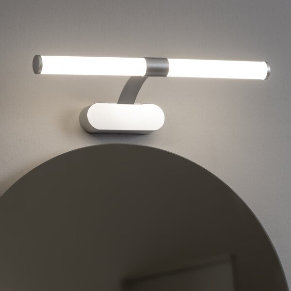 Brilagi - LED kúpeľňové osvetlenie na zrkadlo TUBEO LED/6W/230V 40 cm IP44 strieborné