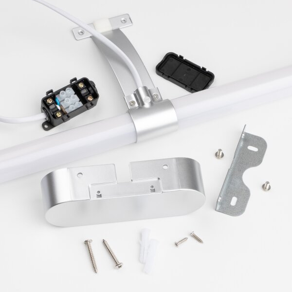 Brilagi - LED kúpeľňové osvetlenie na zrkadlo TUBEO LED/6W/230V 40 cm IP44 strieborné