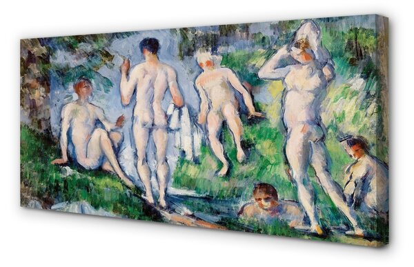Obraz canvas Kúpajúci sa - Paul Cézanne 100x50 cm