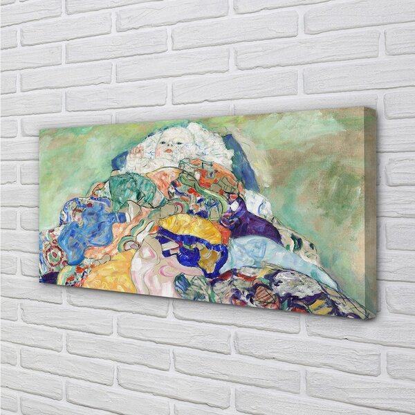 Obraz canvas Bábätko (kolíska) - Gustav Klimt 100x50 cm