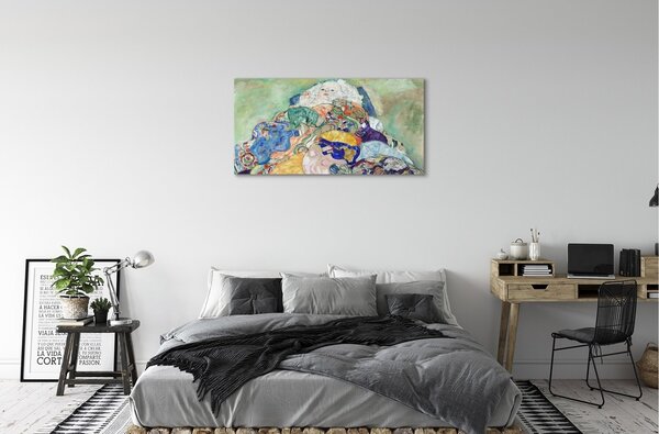 Obraz canvas Bábätko (kolíska) - Gustav Klimt 100x50 cm