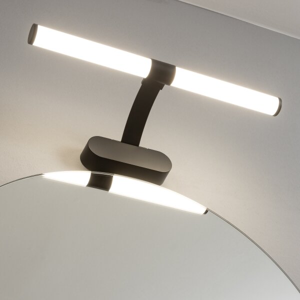 Brilagi - LED Kúpeľňové osvetlenie zrkadla TUBEO LED/6W/230V 40 cm IP44 čierna