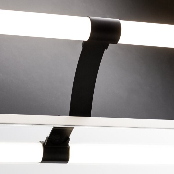 Brilagi - LED Kúpeľňové osvetlenie zrkadla TUBEO LED/6W/230V 40 cm IP44 čierna