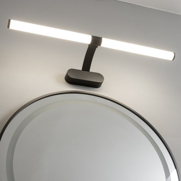 Brilagi - Kúpeľňové zrkadlové osvetlenie TUBEO LED/8W/230V 60 cm IP44 čierna