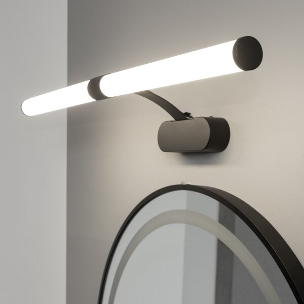 Brilagi - Kúpeľňové zrkadlové osvetlenie TUBEO LED/8W/230V 60 cm IP44 čierna