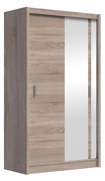 Šatní skriňa so zrkadlom SABRINA 150x215 cm dub sonoma