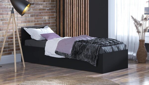 Posteľ 90x200 cm s matracom a úložným priestorom SPART1 Wotan