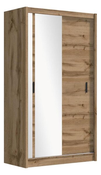 Šatní skriňa so zrkadlom SABRINA 150x215 cm dub woltan