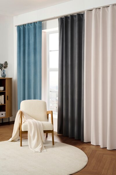 HOTOVÝ ZÁVES, polopriehľadné, 140/245 cm Esposa - Záclony & závesy