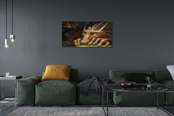 Obraz canvas Forest dračie hlava dievčatá 100x50 cm