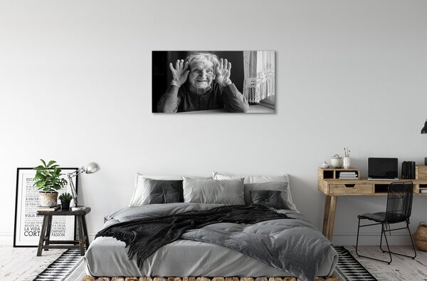 Obraz canvas staršia žena 100x50 cm