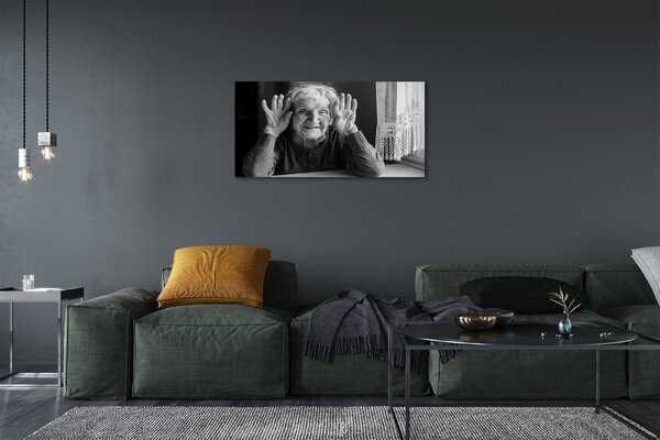Obraz canvas staršia žena 100x50 cm