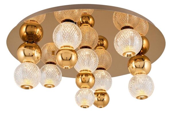LED stropné svietidlo CREMONA LED/37W/230V 3000K zlaté