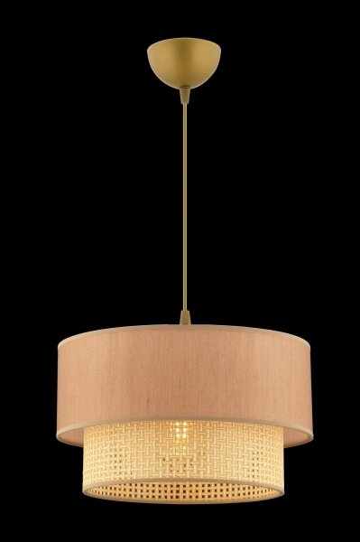 Luster na lanku ECHO 1xE27/60W/230V béžový