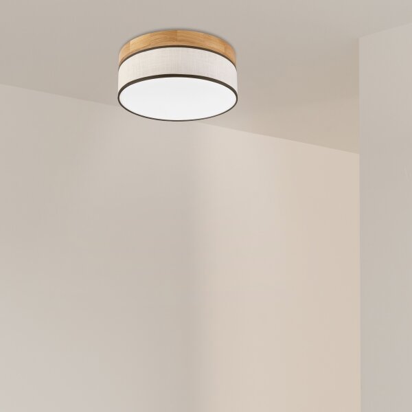 Brilagi - LED stropné svietidlo BELLADONNA LED/20W/230V pr. 30 cm krémová/dub