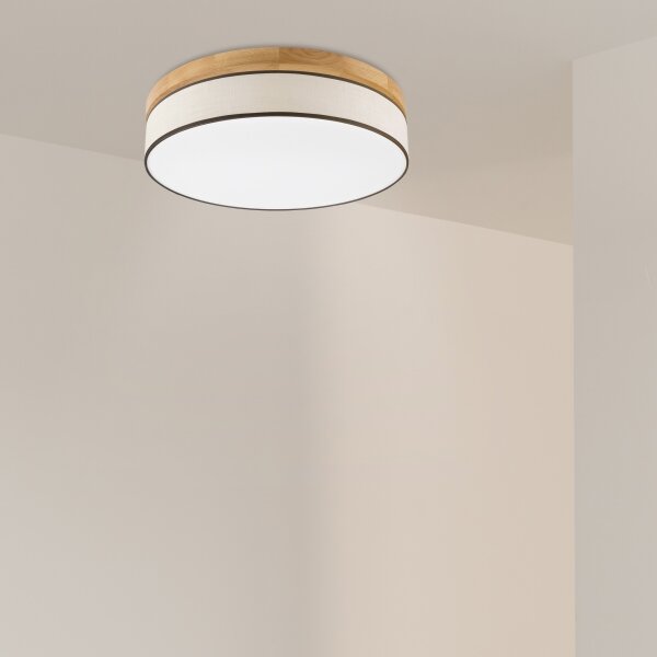 Brilagi - LED stropné svietidlo BELLADONNA LED/36W/230V pr. 50 cm krémová/dub