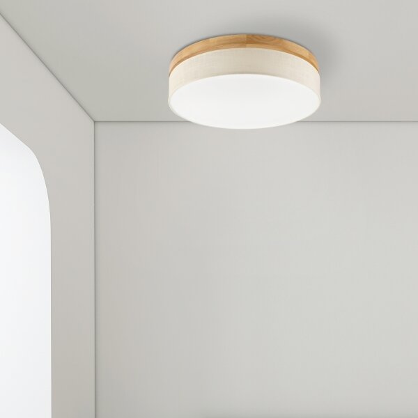 Brilagi - LED stropné svietidlo BELLADONNA LED/36W/230V pr. 50 cm krémová/dub