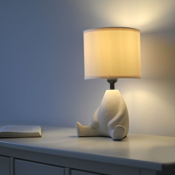 JUST LIGHT. 14190-39 - Stolná lampa TED 1xE27/25W/230V béžová